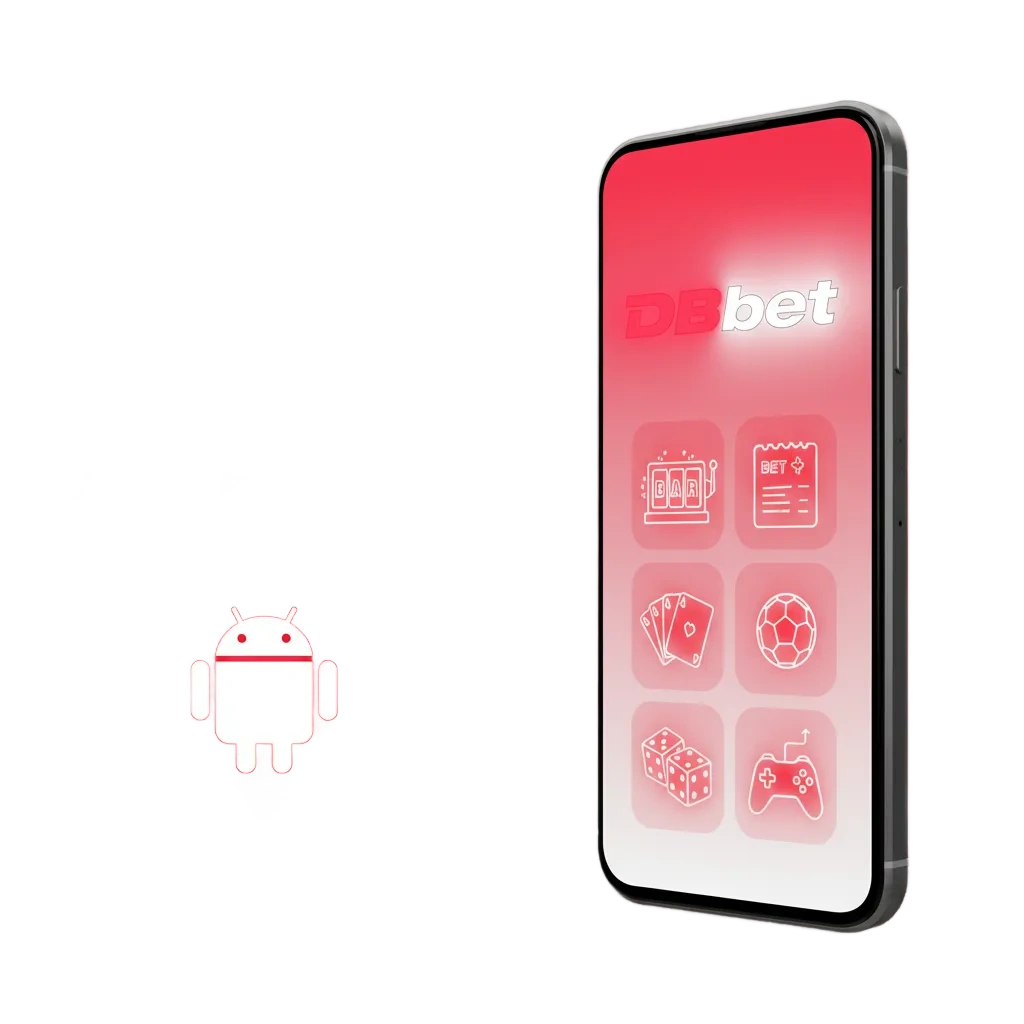 DBBet Android app for Bangladesh with mobile betting, casino games, deposits, and cashouts.