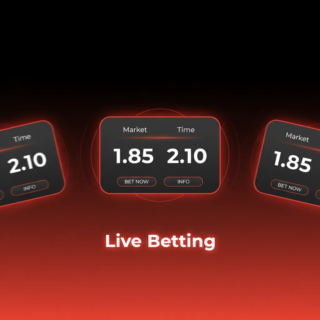 Live betting screen with in‑play odds, quick cash out, bet slip, stats across cricket, football, tennis, basketball, kabaddi