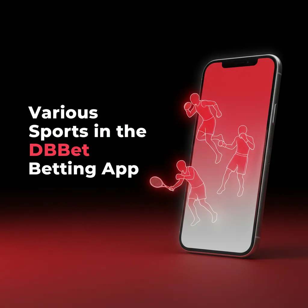 DBBet app: LIVE and LINE betting, sports list (cricket to eSports), streaming, cash out, and single, accumulator, system.